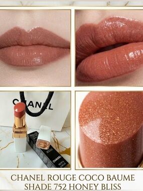 CHANEL Lip Balm lipstick Rouge Coco Baume Shade 752 Honey Bliss NIB Chanel